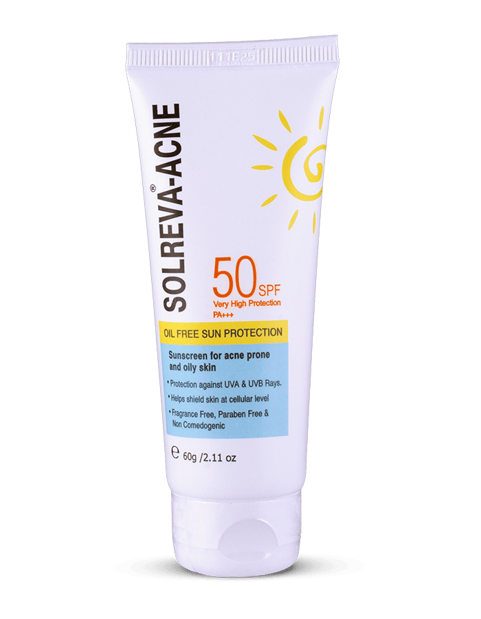 Solreva Acne SPF 50 Sunscreen Gel - 60 gm