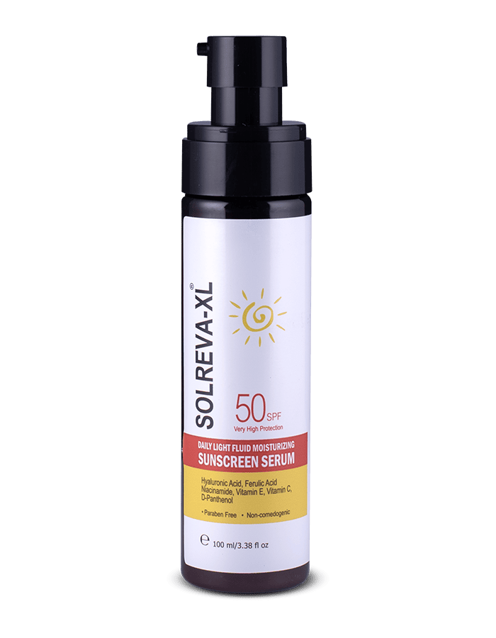 SOLREVA-XL DAILY LIGHT FLUID MOISTURIZING SUNSCREEN SERUM 50 spf - 100 ml